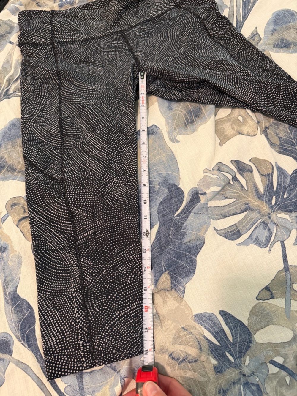*EUC* Lululemon Fast and Free Cropped Pattered Leggings - Picture 5 of 5